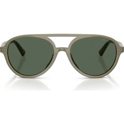 Jimmy Choo 55mm Pilot Sunglasses In Green
