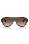 Jimmy Choo Eyewear Aviator Frame Sunglasses In Havana