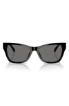 Jimmy Choo 55mm Polarized Pillow Sunglasses In Pattern