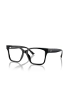 Jimmy Choo 55mm Rectangle Optical Glasses In Black