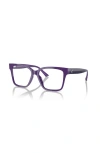 Jimmy Choo 55mm Rectangle Optical Glasses In Blue