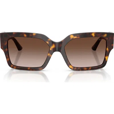JIMMY CHOO JIMMY CHOO 55MM RECTANGULAR SUNGLASSES