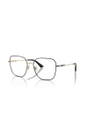 Jimmy Choo 55mm Square Optical Glasses In Black