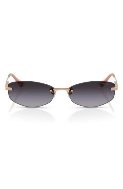 Jimmy Choo 57mm Oval Sunglasses In Multi