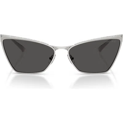 Jimmy Choo 58mm Cat Eye Sunglasses In Pattern