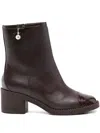 Jimmy Choo 60mm Adry Charm-detail Ankle Boots In Brown
