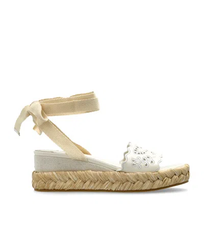 Jimmy Choo 60mm Arlee Sandals In White
