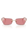Jimmy Choo 60mm Cat Eye Sunglasses In Pink Grad