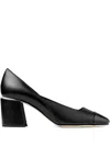 Jimmy Choo 60mm Jenson Embellished Cap-toe Pumps