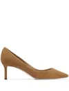 Jimmy Choo 60mm Romy Suede Pumps In Brown
