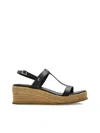 Jimmy Choo Theia 60 Vacchetta Wedge Sandals