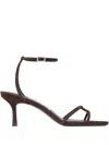 Jimmy Choo Leo 1998 65 Leather Heeled Sandals