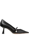 Jimmy Choo Aren Pumps Mit Spitzer Kappe 65mm In Black