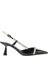 Jimmy Choo Leather Camila Pumps Glossy Finish