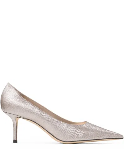 Jimmy Choo 65mm Love Pumps In Metallic