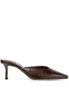 Jimmy Choo Pointed High Heel Sandals In Brown