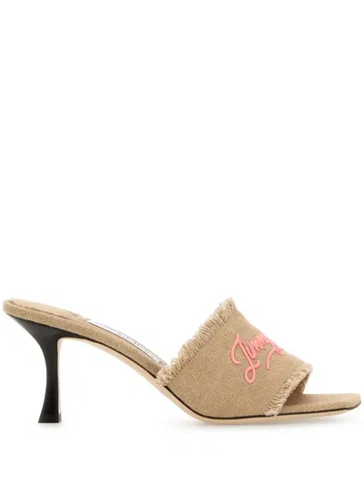 JIMMY CHOO 70MM ALEXIA SANDALS