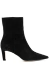 Jimmy Choo Alizze Suede Ankle Booties In Black
