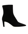 Jimmy Choo Alizze Suede Ankle Booties In Black