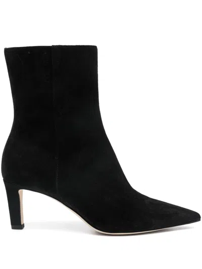 Jimmy Choo Alizze Suede Ankle Booties In Black