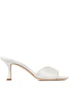 Jimmy Choo Womens Ivory Skye 70 Single-strap Leather Heeled Mules In 中性色