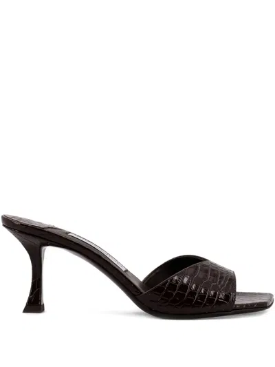 Jimmy Choo 70mm Skye Sandals In Brown
