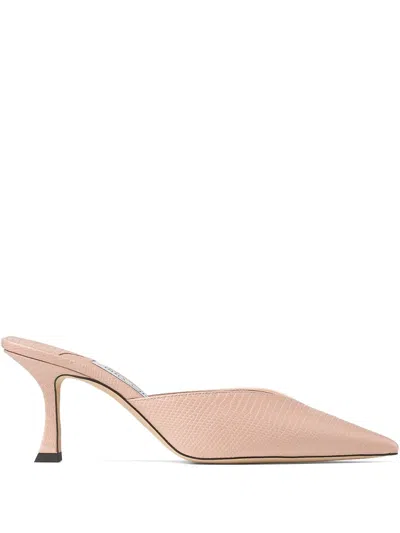 Jimmy Choo 70mm Solar Mules In 粉色