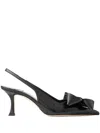 Jimmy Choo Pointed High Heel Sandals In 黑色