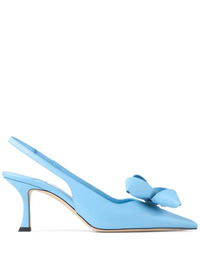 Jimmy Choo 70mm Staz Pumps In Dustyblue/dusty Blue