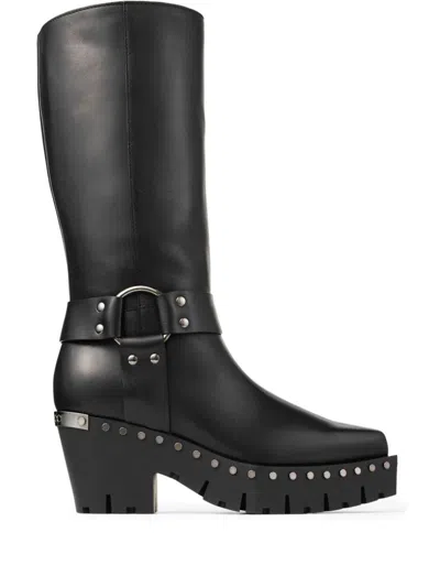 JIMMY CHOO 75MM QUINN BOOTS
