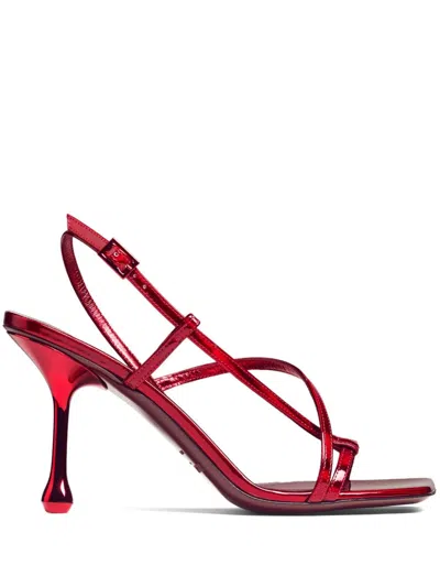 Jimmy Choo 80mm Etana Sandals In 红色