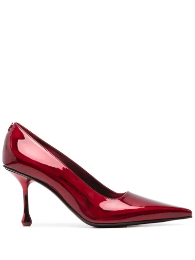 Jimmy Choo 80mm Ixa Pumps In Red