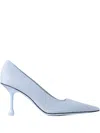 Jimmy Choo 80mm Ixia Pointed-toe Pumps In Blue