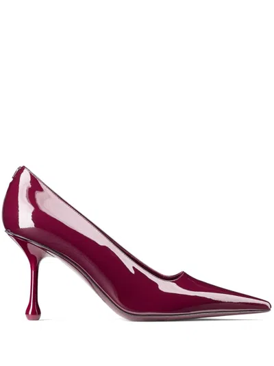 Jimmy Choo 80mm Ixia Pumps In Red