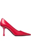 Jimmy Choo 80mm Ixia Pumps In Red