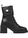 Jimmy Choo Noemi 80 Leather Biker Boots In 黑色