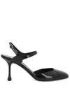 Jimmy Choo 80mm Pixie Patent Leather Pumps In Black
