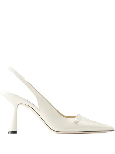 Jimmy Choo 85mm Amita Sling-back Pumps