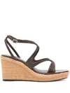Jimmy Choo 110mm Ayla Espadrilles In Brown