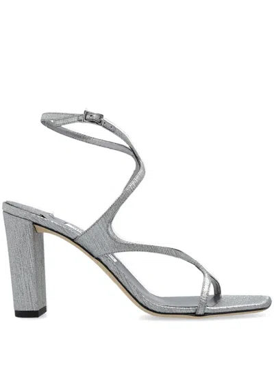 JIMMY CHOO 85MM AZIE SANDALS