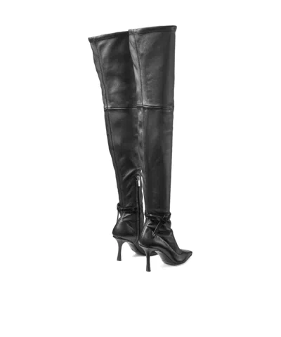 Jimmy Choo 85mm Camie Over-the-knee Boots In Black