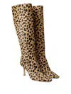 Jimmy Choo 85mm Gloria Knee-high Boot In Animal Print