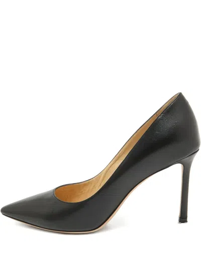 Pre-owned Jimmy Choo 85mm Leather Pointed-toe Pumps