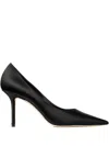 Jimmy Choo 85mm Love Pointed-toe Pumps In Black