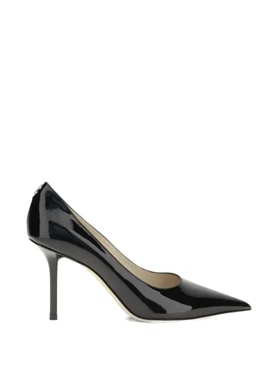 Jimmy Choo Patent Leather Pointed-toe Stiletto Pumps In Black