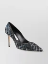 Jimmy Choo Romy 85 Tweed Pumps