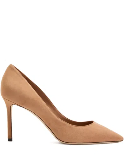 JIMMY CHOO 85MM ROMY POINTED PUMPS