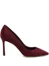 Jimmy Choo 85mm Romy Pumps In Brown