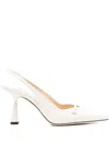 Jimmy Choo Amita 85 Pumps In White