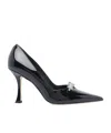 Jimmy Choo 90mm Belinda Pointed-toe Pumps In Black